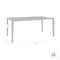 Armen Living Aileen Outdoor Patio Dining Table in Aluminum 840254333215 - alternate 3